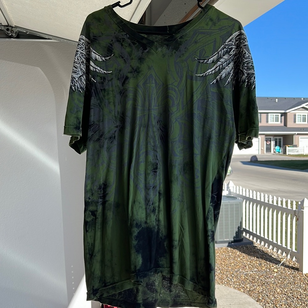 Affliction v-neck short sleeve